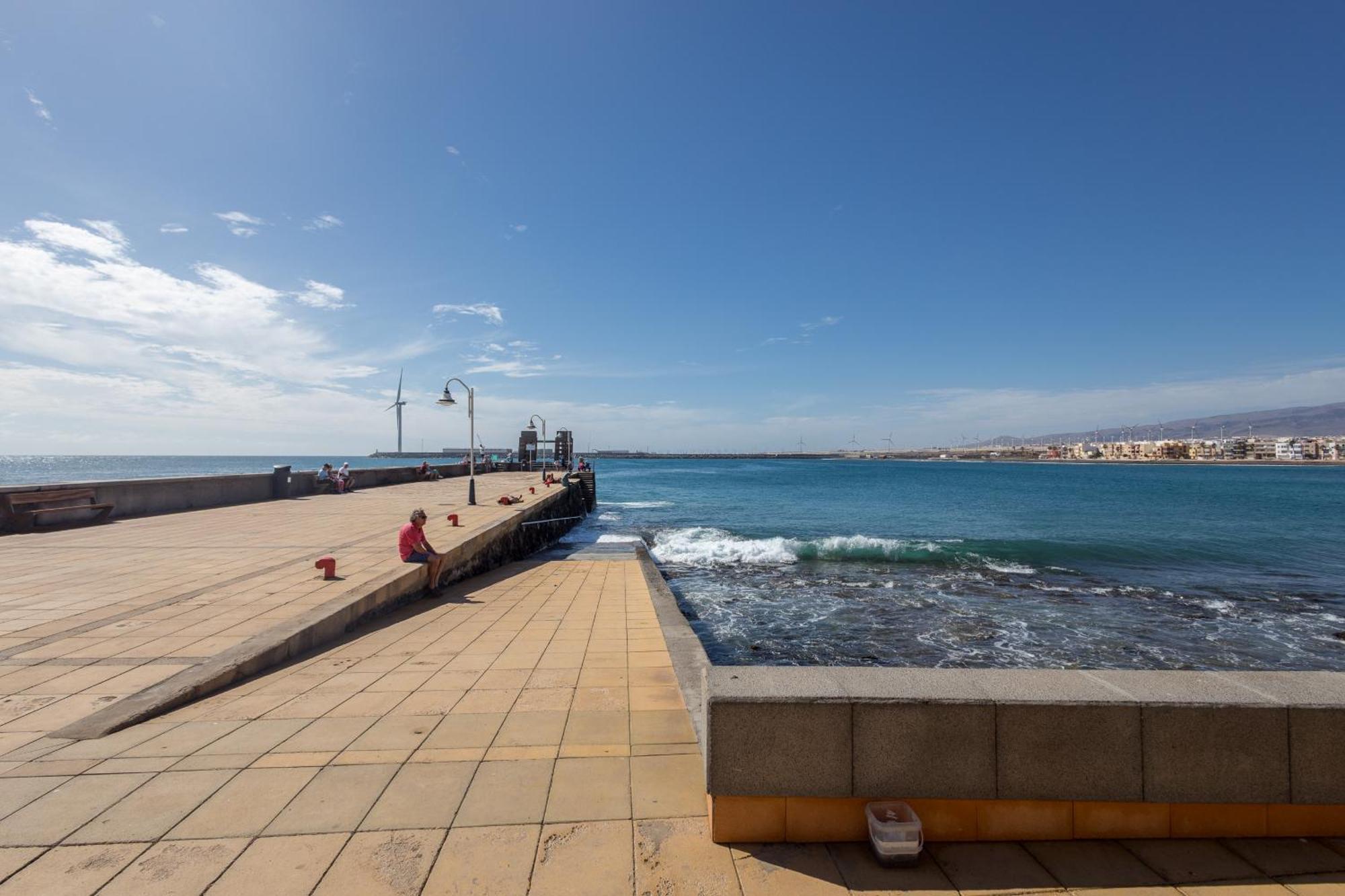 Lightbooking Apartamento Con Terraza En Playa De Arinaga อากวีเมส ภายนอก รูปภาพ
